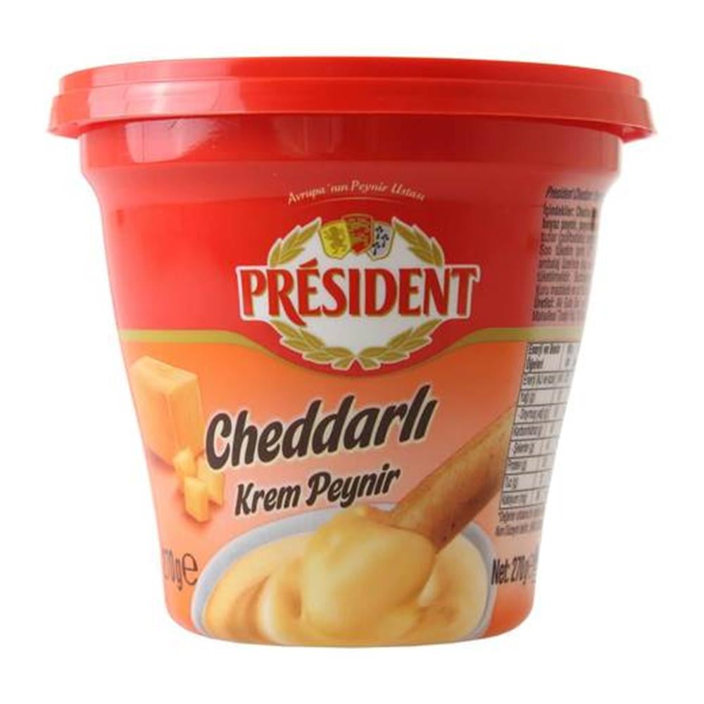 PRESİDENT KREM PEYN.CHEDDARLI 270GR
