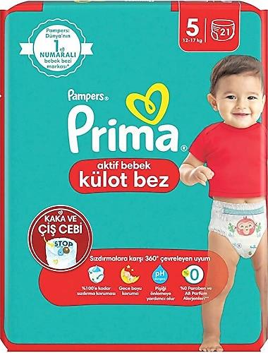 PRİMA KÜLOT BEBEK BEZİ NO:5 -21 Lİ