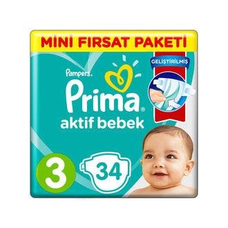 PRİMA NO:3 MİDİ 34 LÜ BEBEK BEZİ