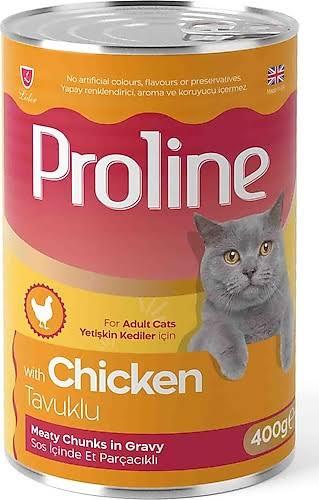 PROLİNE KEDİ MAM.TAVUKLU 400GR