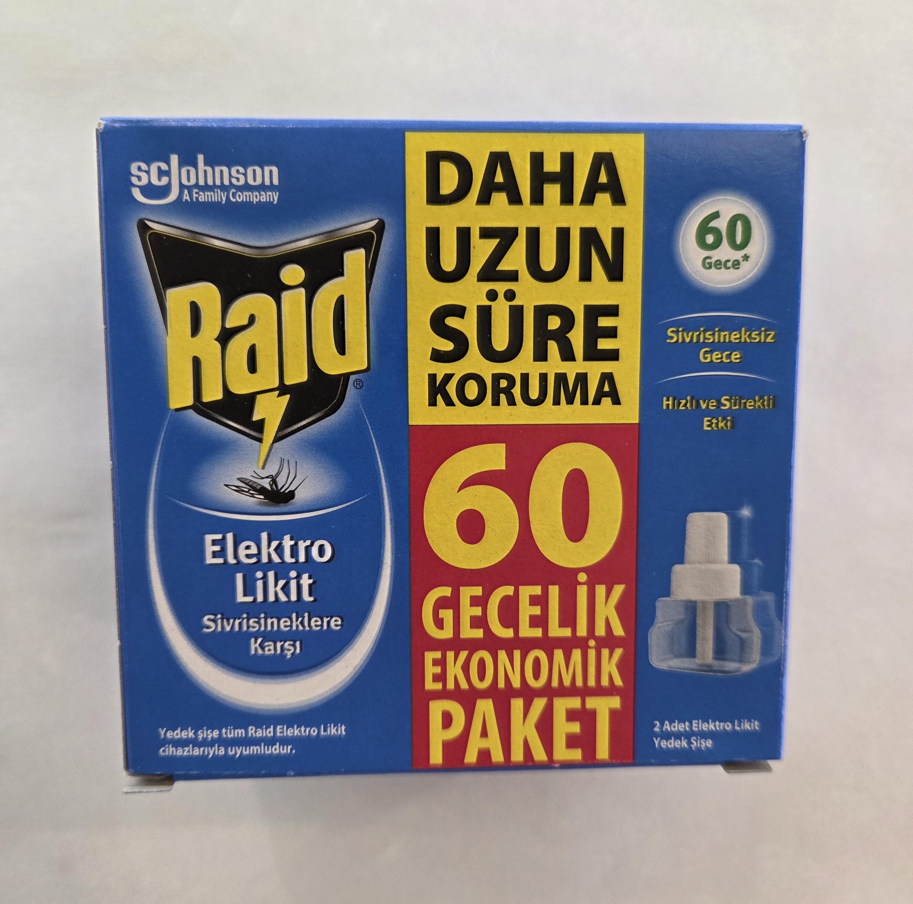 RAİD ELEKTRO LİKİT YEDEK 2 X 35ML