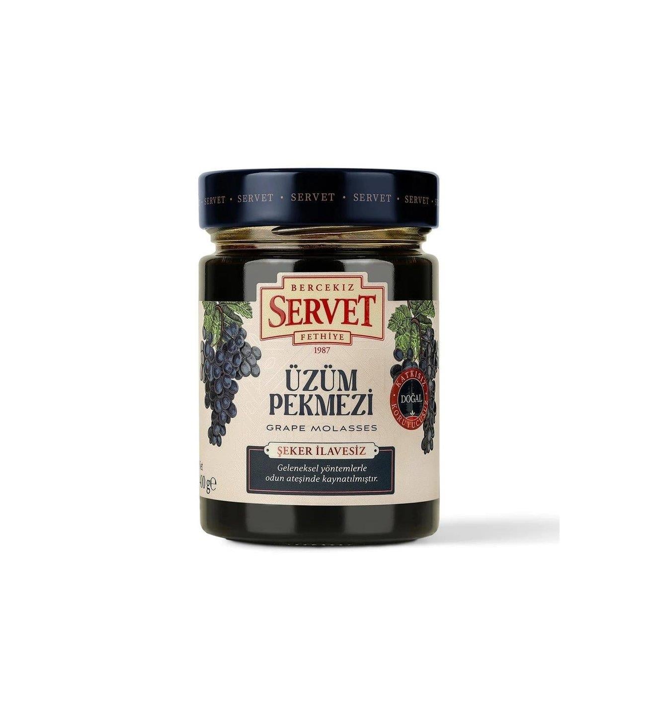 SERVET ÜZÜM PEKMEZİ CAM 400GR