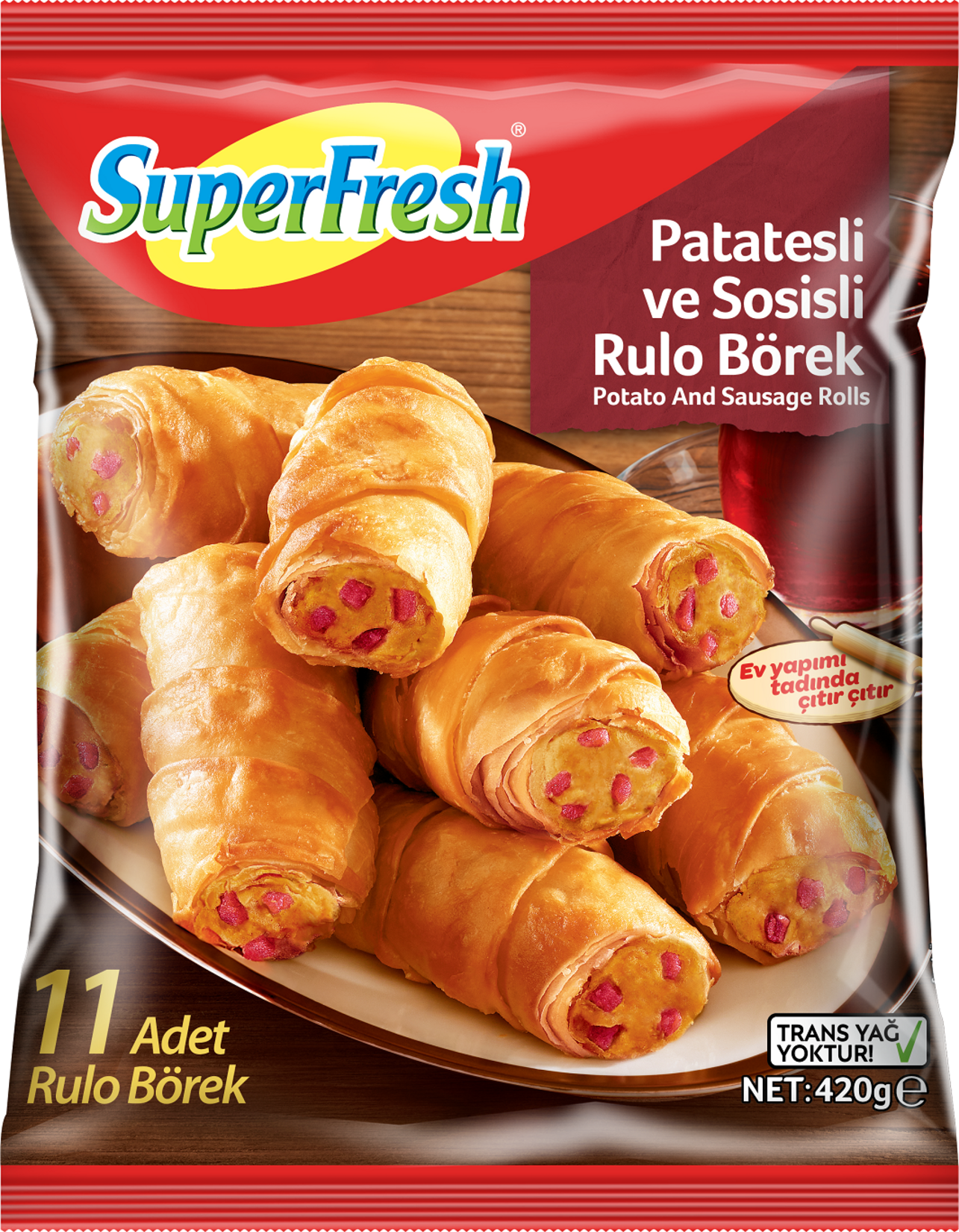 S.FRESH RULO SOSİSLİ BÖREK 450GR