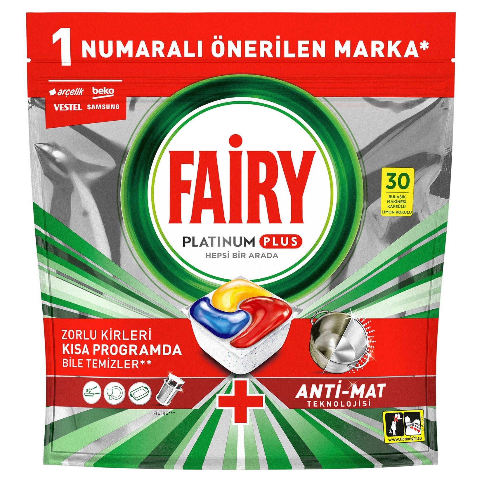 FAİRY PLATINUM PLUS TABL. 30 LU