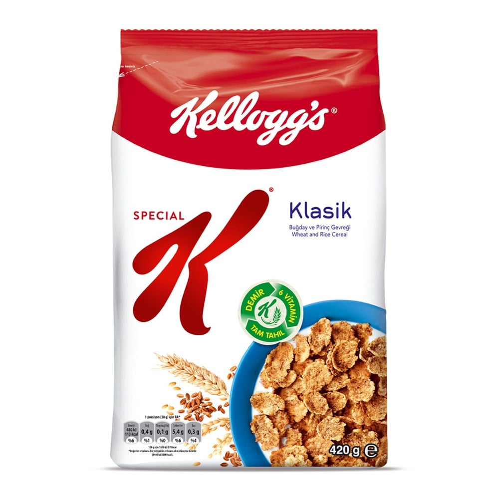 ÜLKER K-FLAKES SADE 420GR
