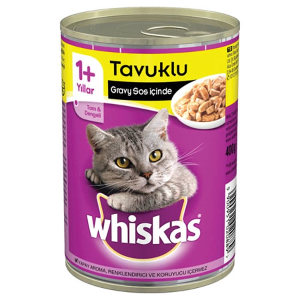 WHISKAS TAVUKLU 400GR