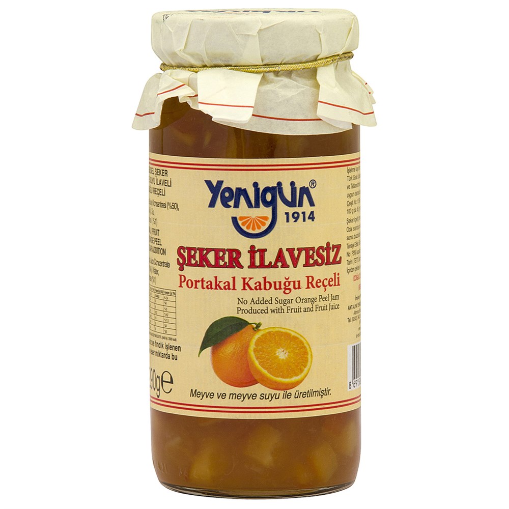 YENİGÜN ŞEKERSİZ PORTAKAL REÇEL 290GR