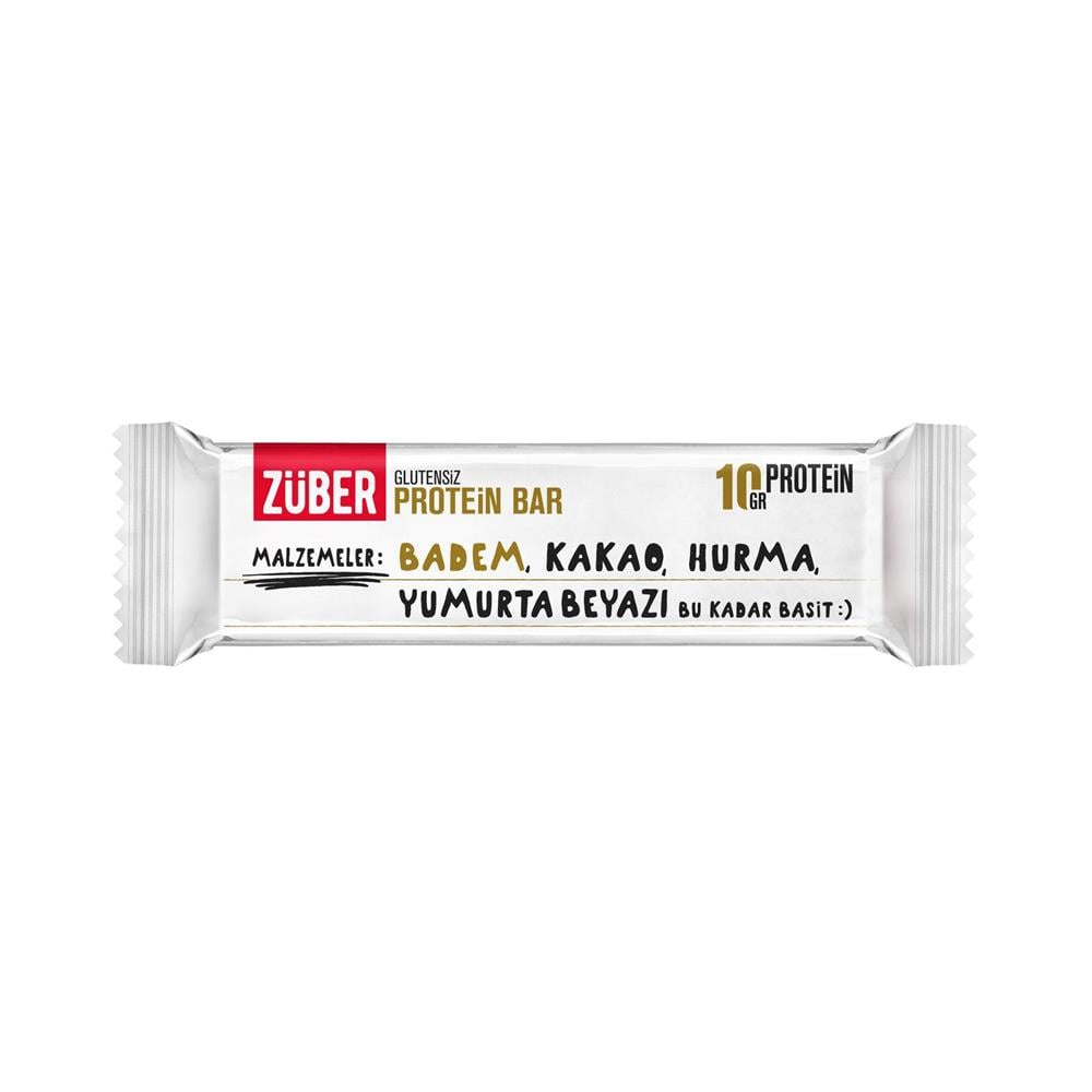 ZÜBER GLUTENSİZ PROT.BAR BADEMLİ 35GR