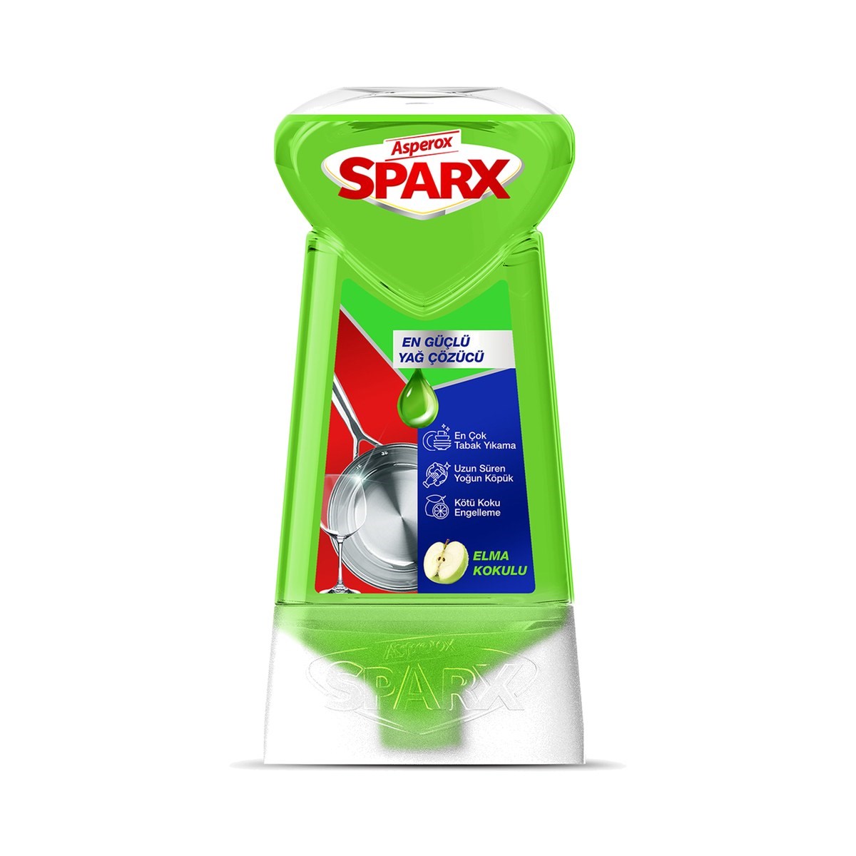 Asperox Sparx Sıvı Bulaşık Deterjanı Elma Kokulu 650 ML