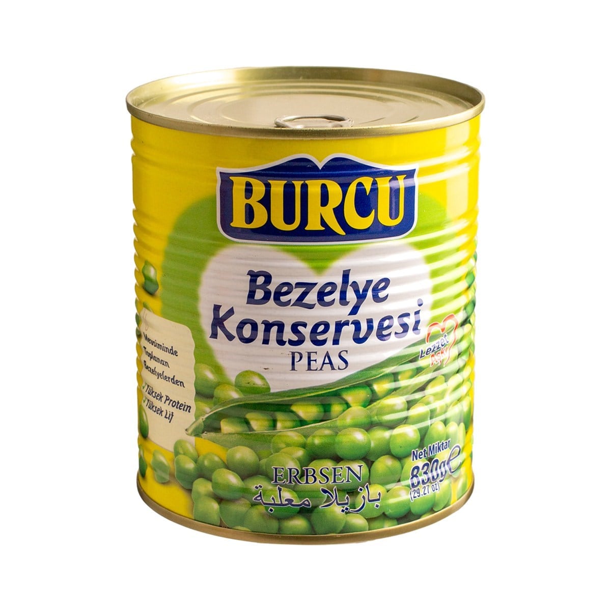 Burcu Bezelye Konservesi 830 GR