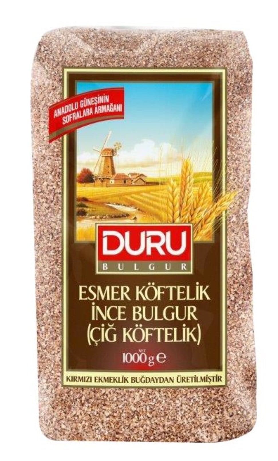 Duru Bulgur Esmer Çiğ Köftelik 1000 GR