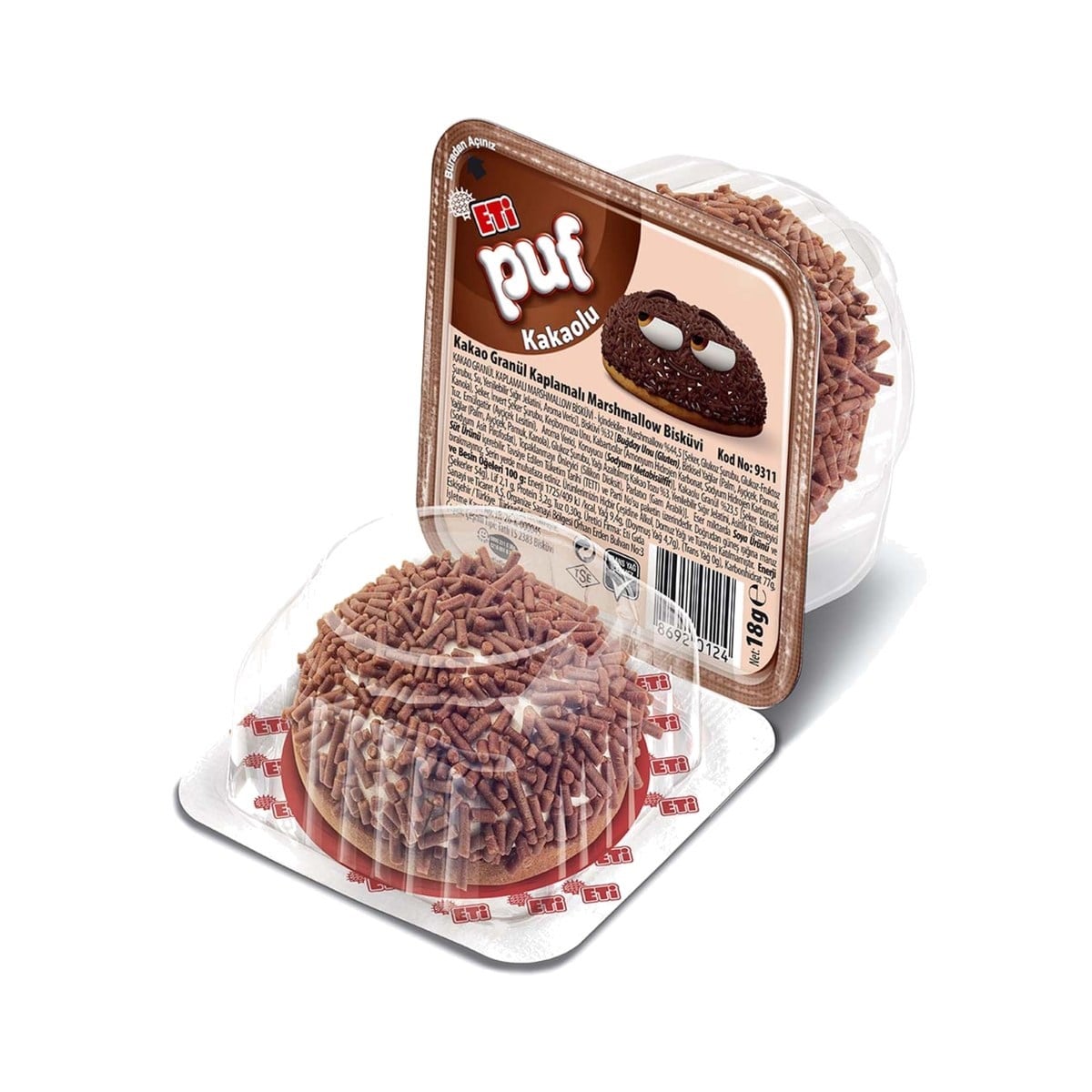 Eti Puf Kakaolu 18 GR