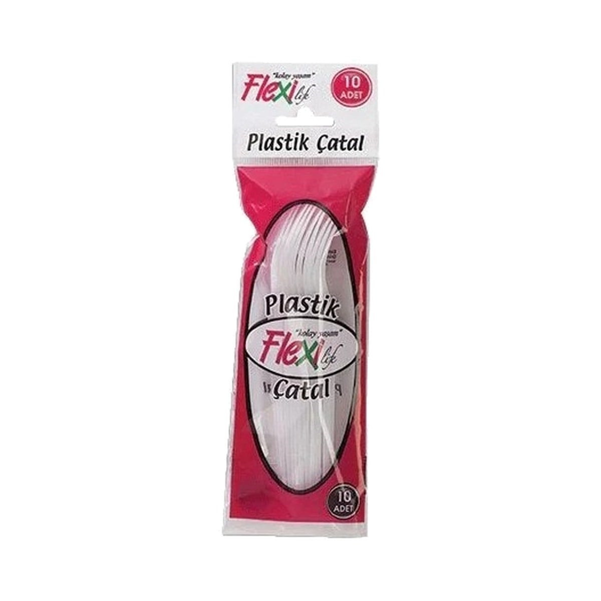 Flexi Plastik Çatal 10 ADET
