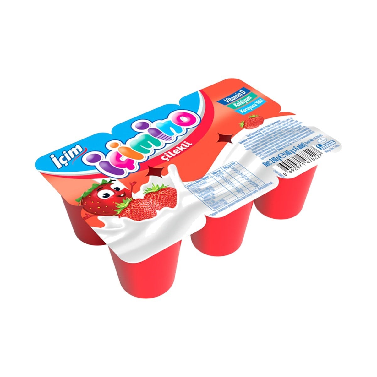 İçim İçimino Çilekli Büyüme Küpü 6x40 GR