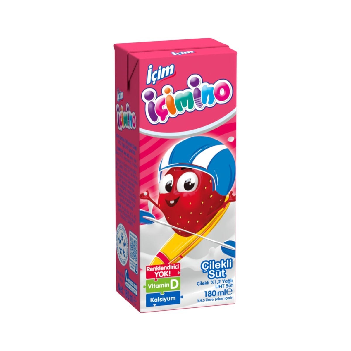 İçim İçimino Çilekli Süt 180 ML