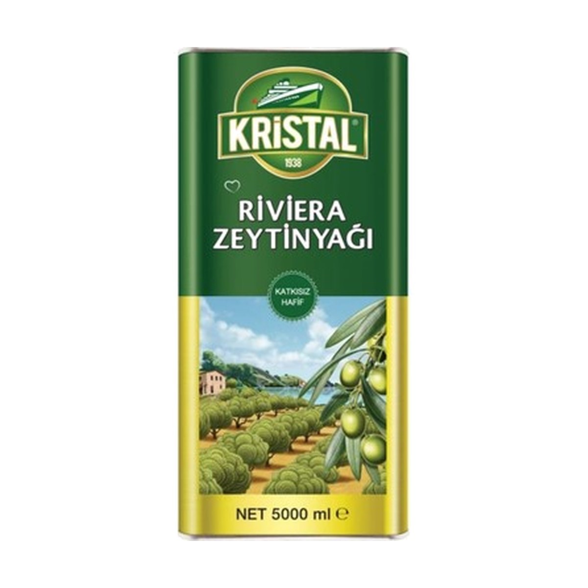 Kristal Zeytinyağı Riviera 5 LT