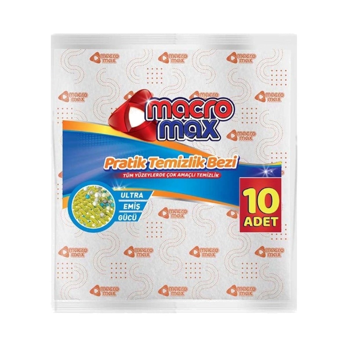 Macromax Pratik Temizlik Bezi 10 ADET
