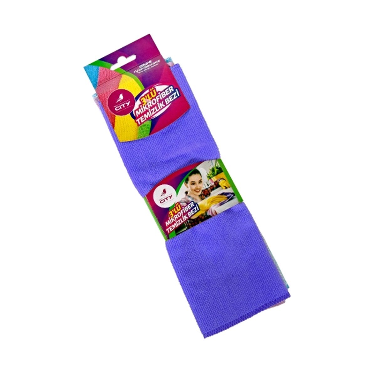 New City Microfiber Bez 3 ADET