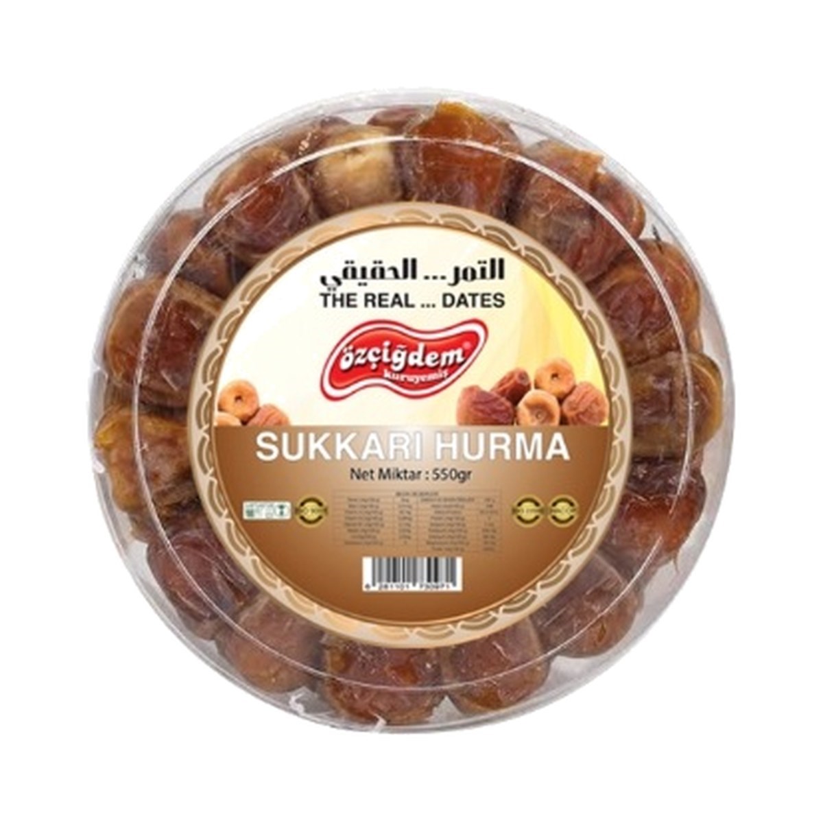 Özçiğdem Sukkari Hurma 500 GR