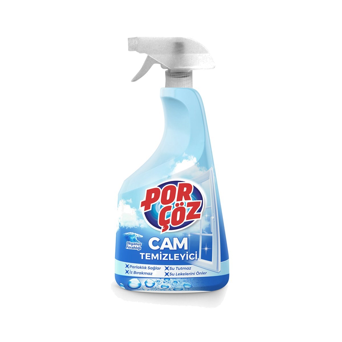 Porçöz Cam Temizleyici Sprey Okyanus Ferahlığı 500 ML