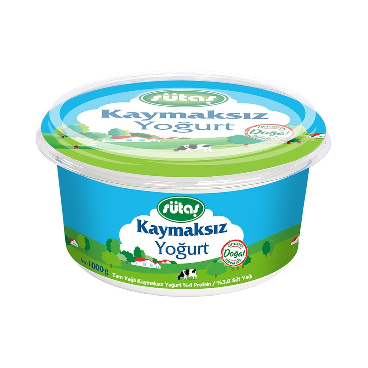 Sütaş Kaymaksız Yoğurt 1000 GR