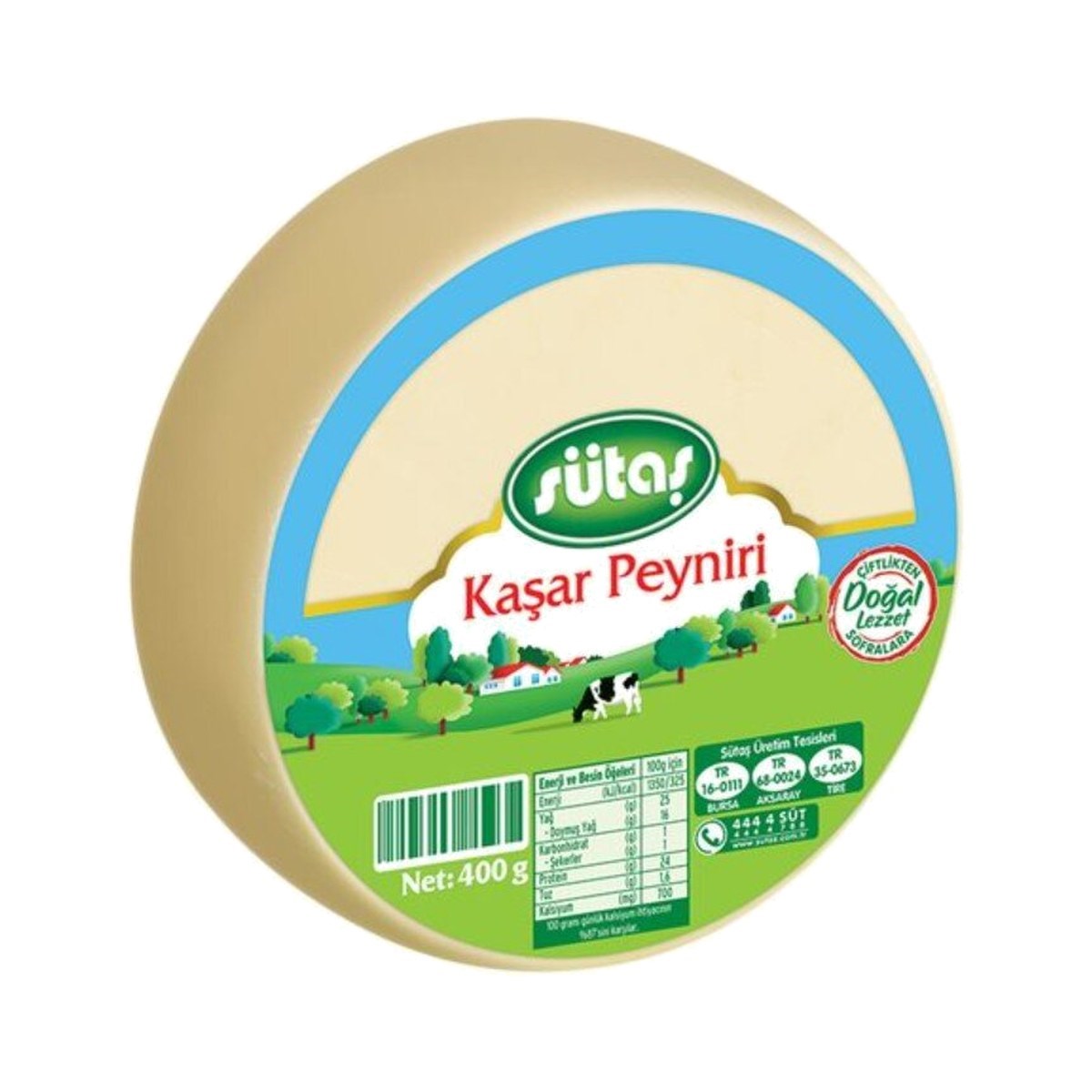 Sütaş Piknik Kaşar 400 GR