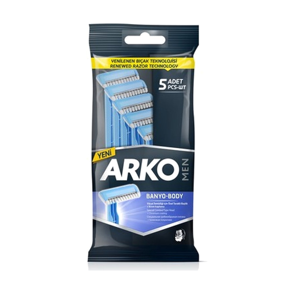 Arko Men Banyo Tıraş Bıçağı 5 Adet