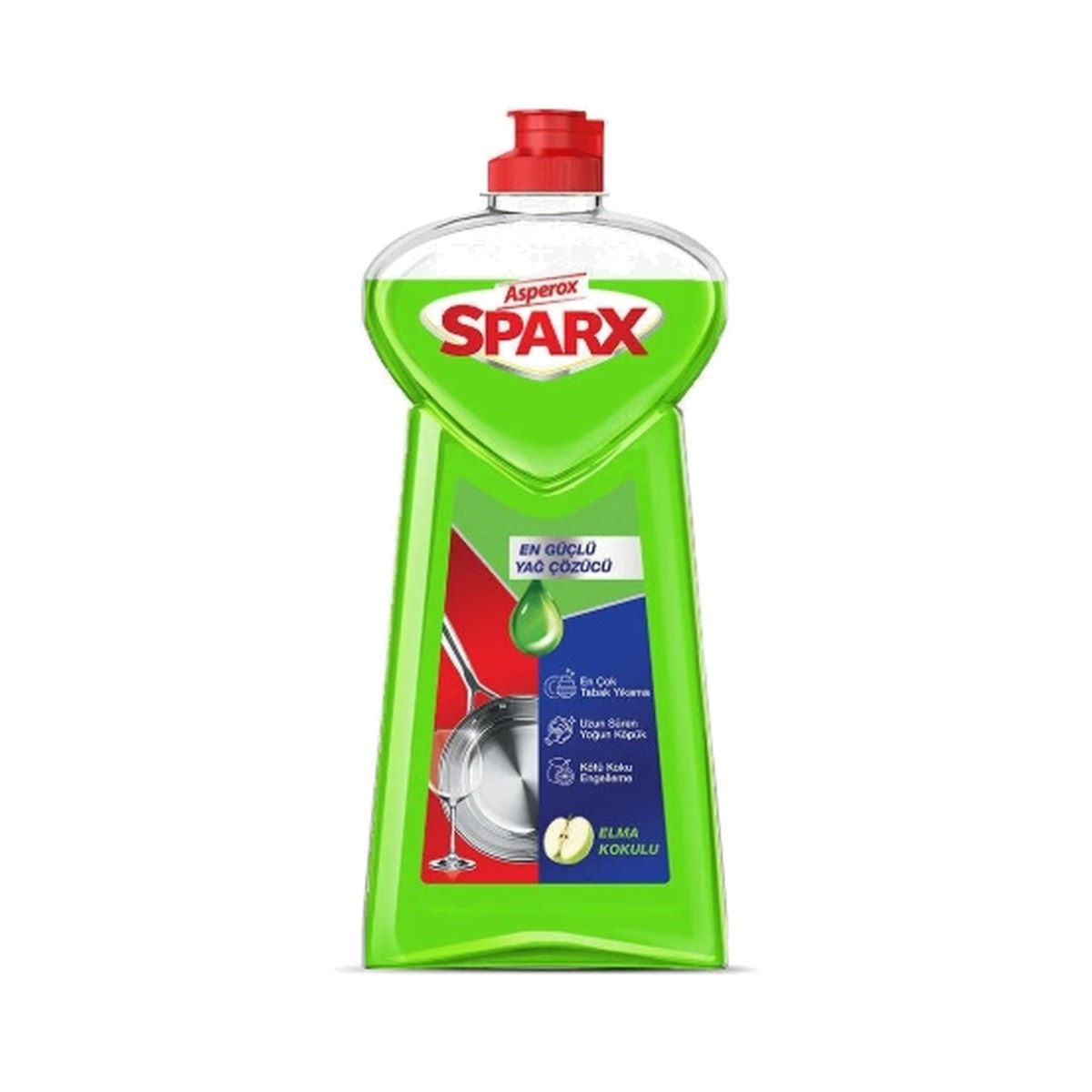 Asperox Sparx Sıvı Bulaşık Deterjanı Elma Kokulu 1200 ML