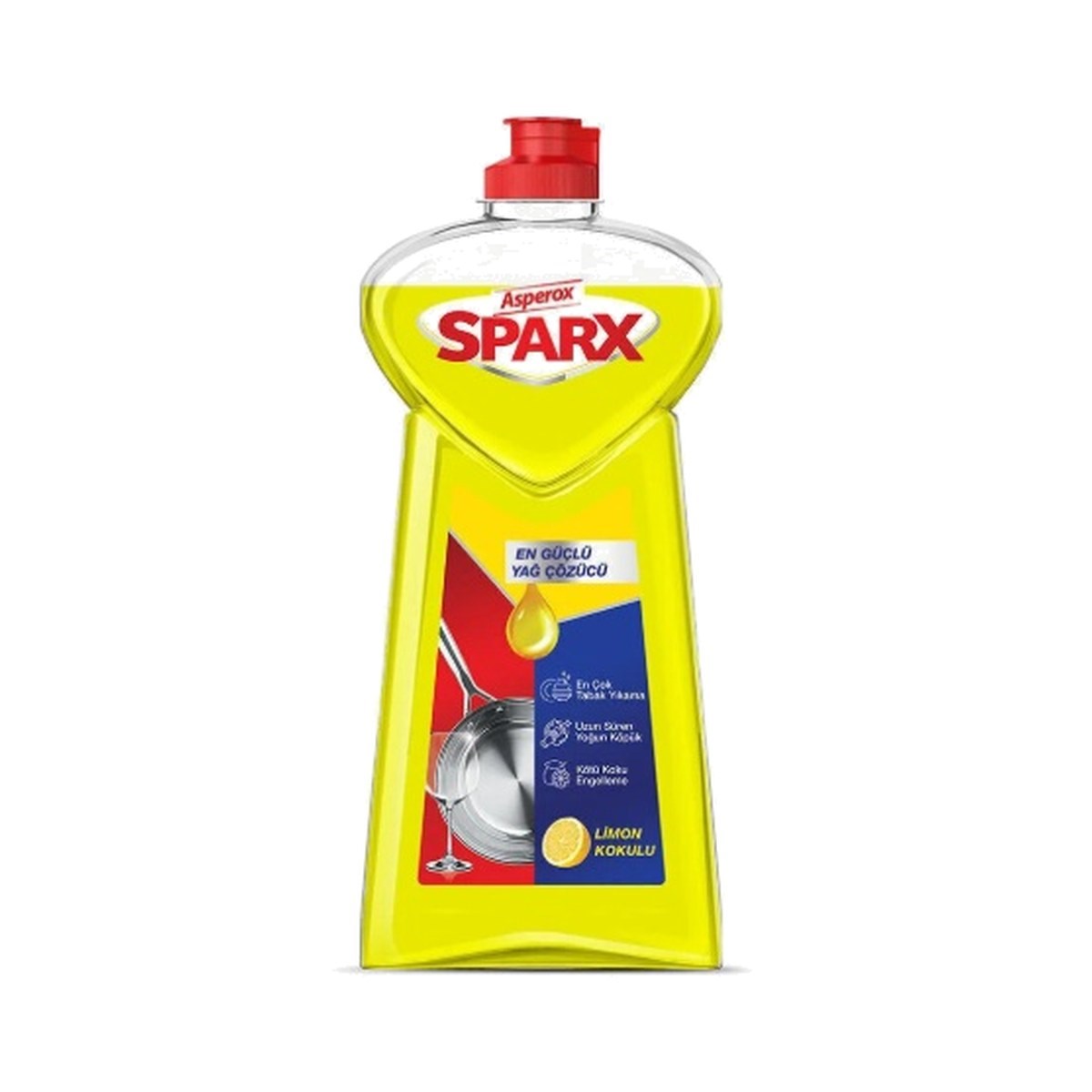 Asperox Sparx Sıvı Bulaşık Deterjanı Limon Kokulu 1200 ML