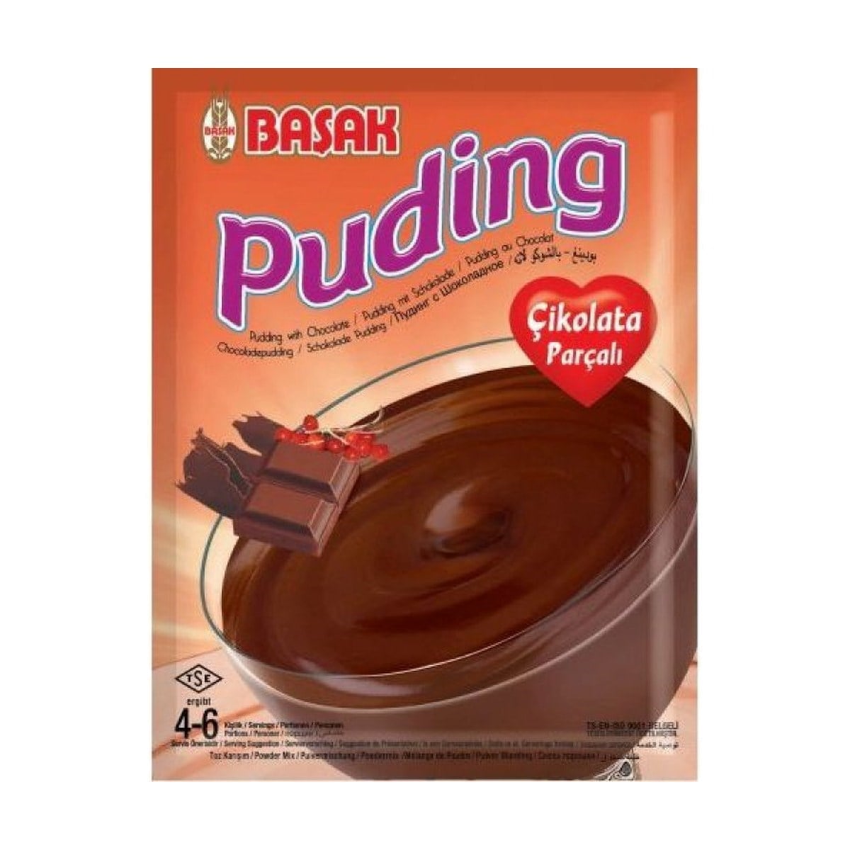 Başak Çikolata Parçalı Puding 105 GR