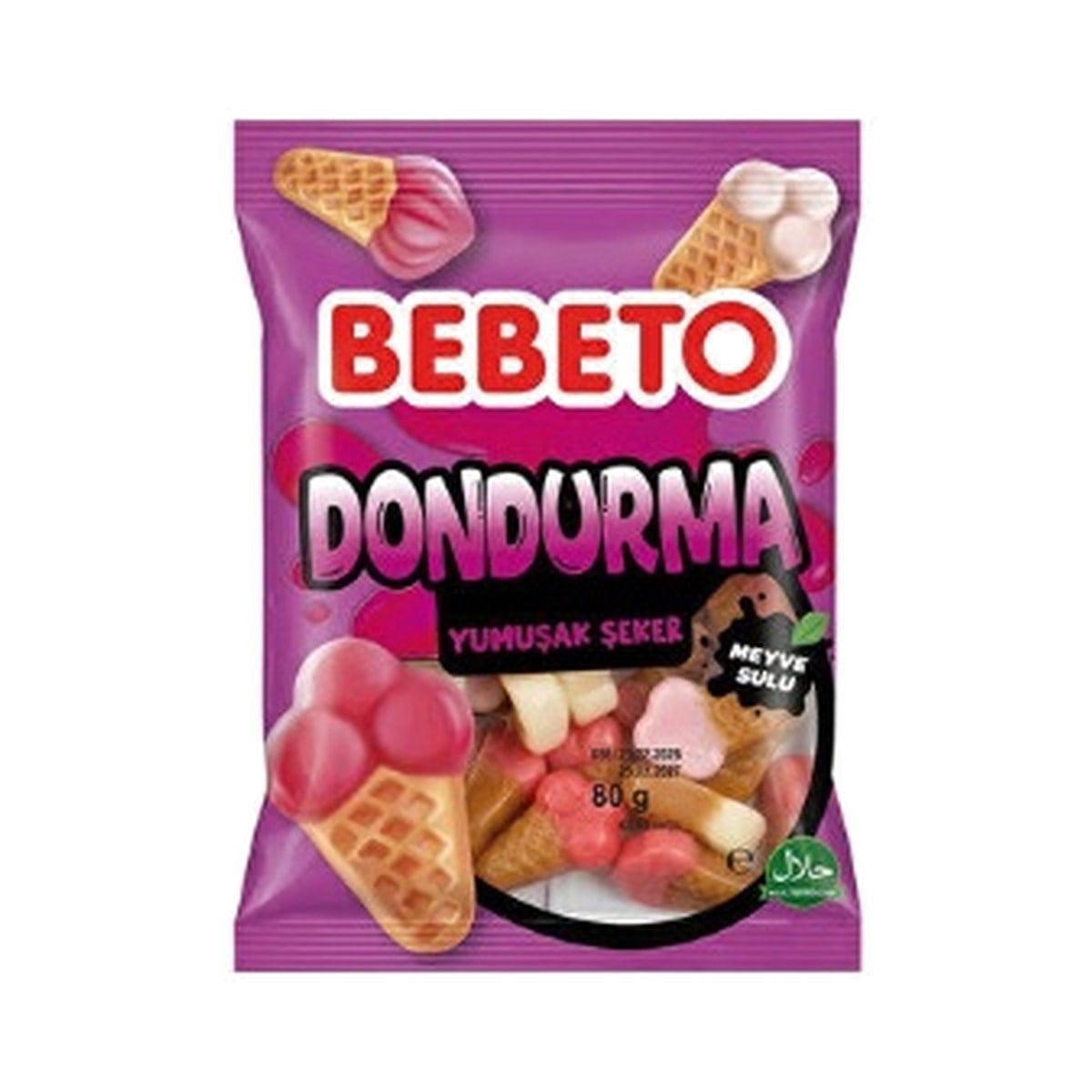 Bebeto Dondurma Yumuşak Şeker 80 GR