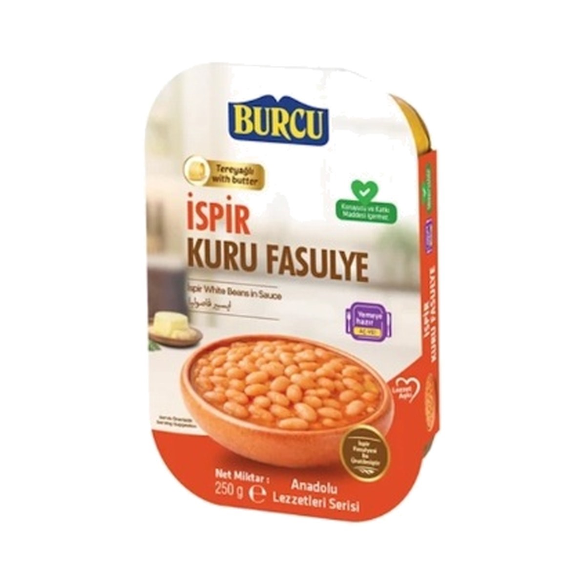 Burcu Tereyağlı İspir Kuru Fasulye 250 GR