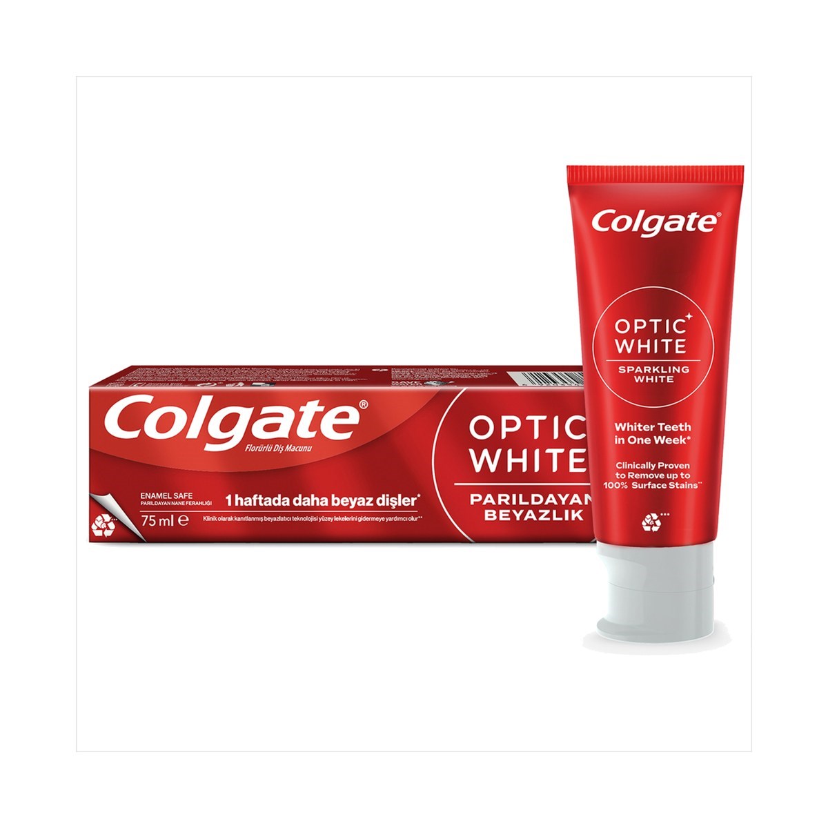Colgate Optik Anında Beyazlık Diş Macunu 75 ML