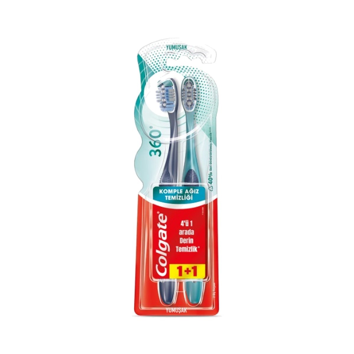 Colgate Yumuşak 360 1+1 Diş Fırçası