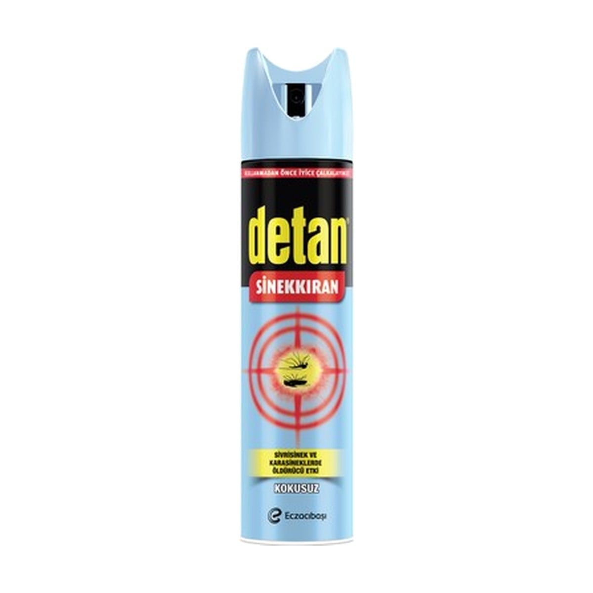 Detan Kokusuz Sinek Kıran Su Bazlı Mavi 275 ML
