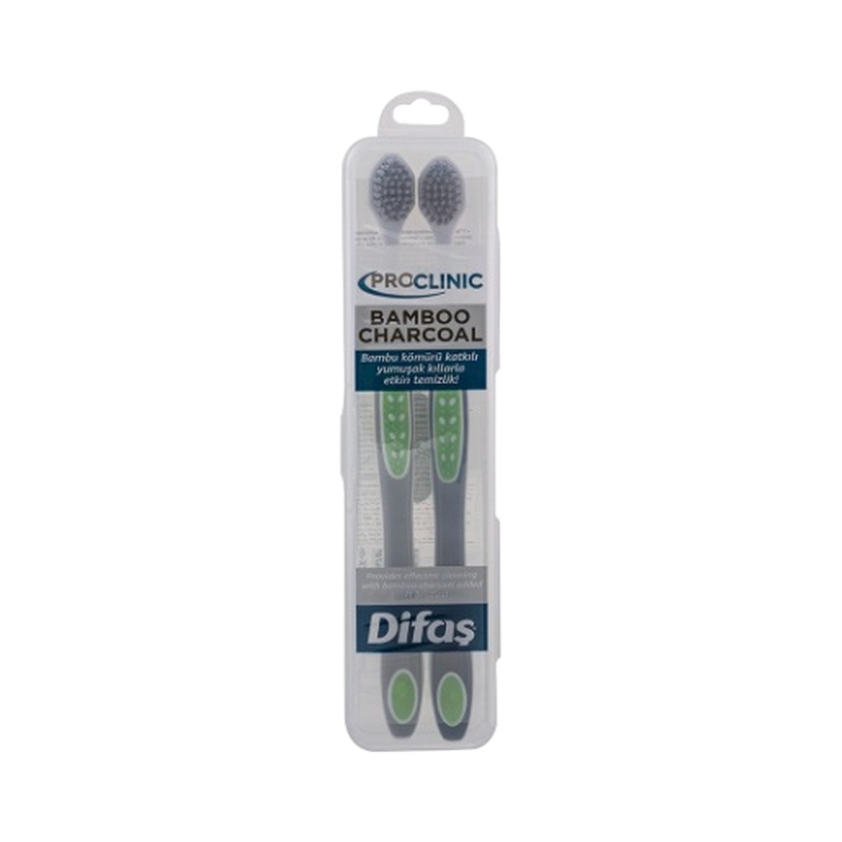 Difaş Proclinic Bamboo Charcoal 1+1 Diş Fırçası