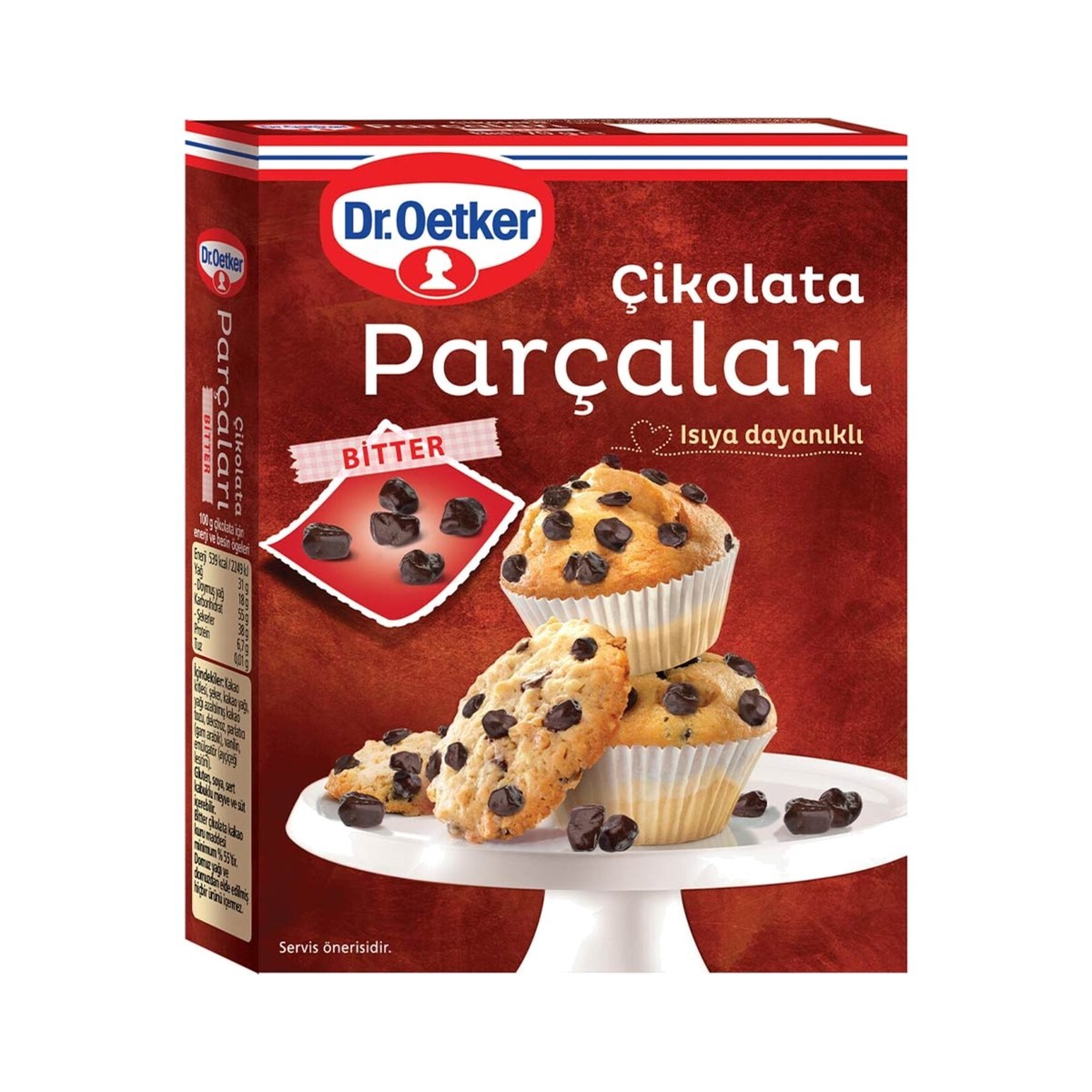 Dr.Oetker Bitter Çikolata Parçaları 70 GR