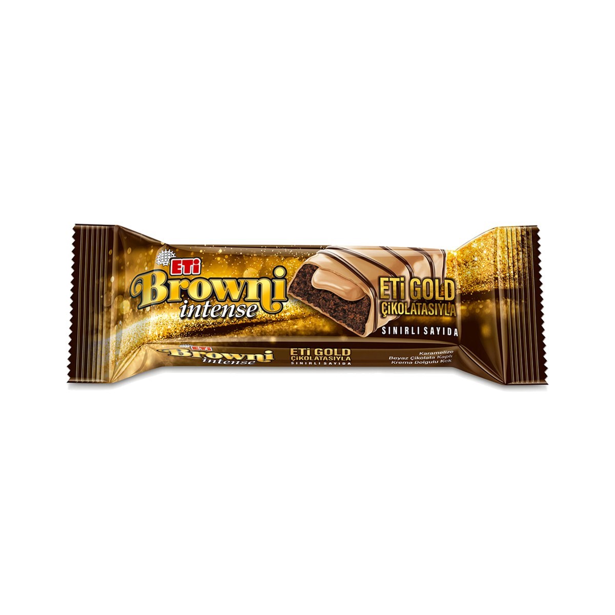 Eti Browni Intense Gold Beyaz Çikolata Krema Dolgulu 48 GR