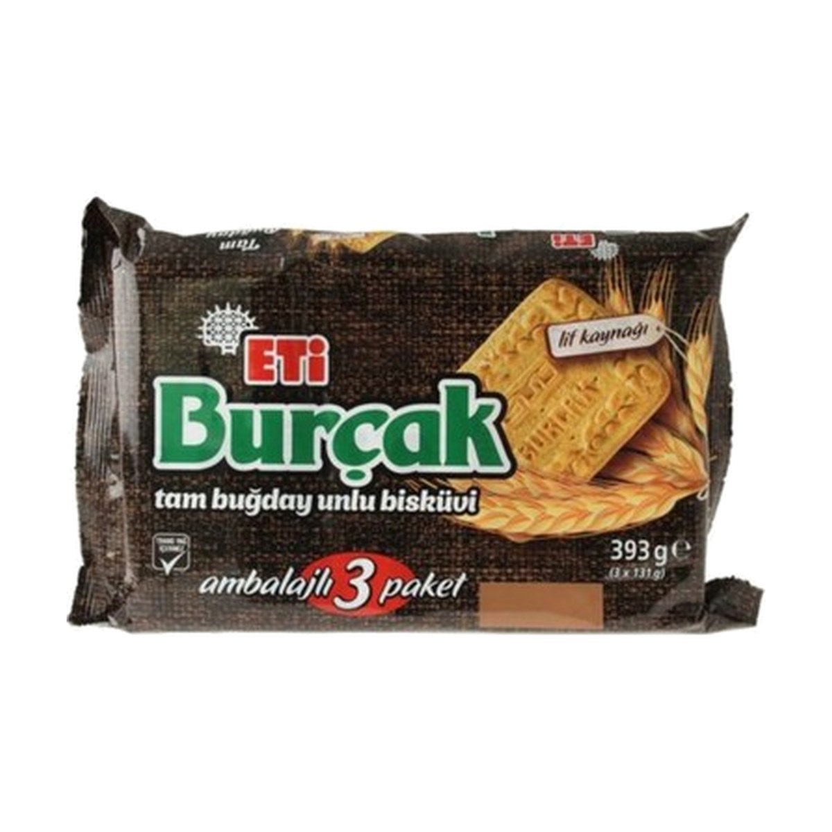 Eti Burçak Tam Buğday Unlu Bisküvi 393 GR