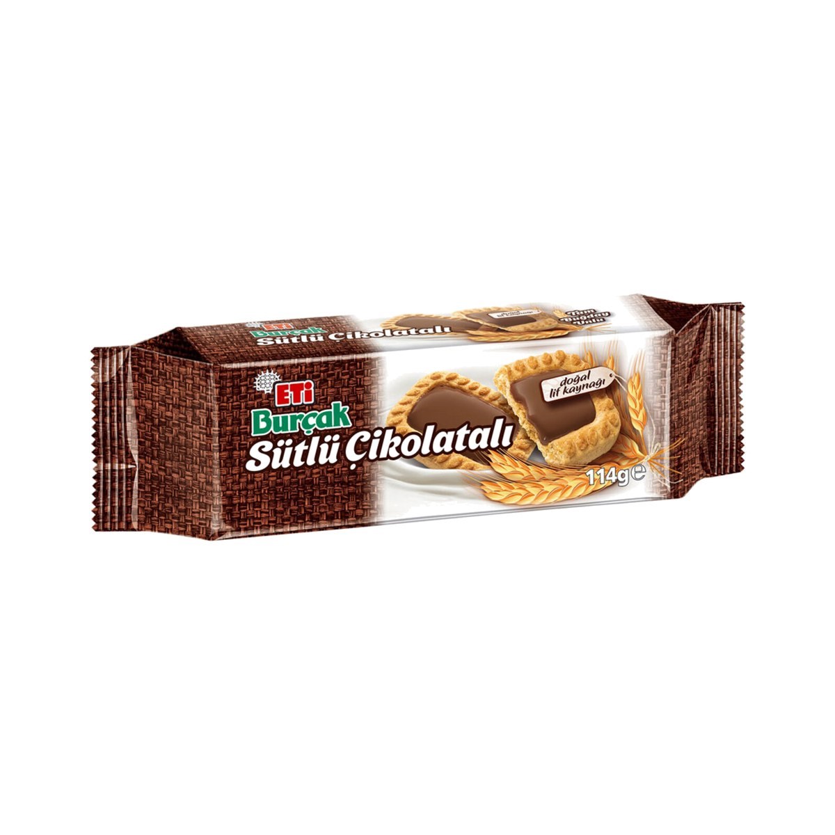 Eti Burçak Sütlü Çikolatalı Bisküvi 114 GR