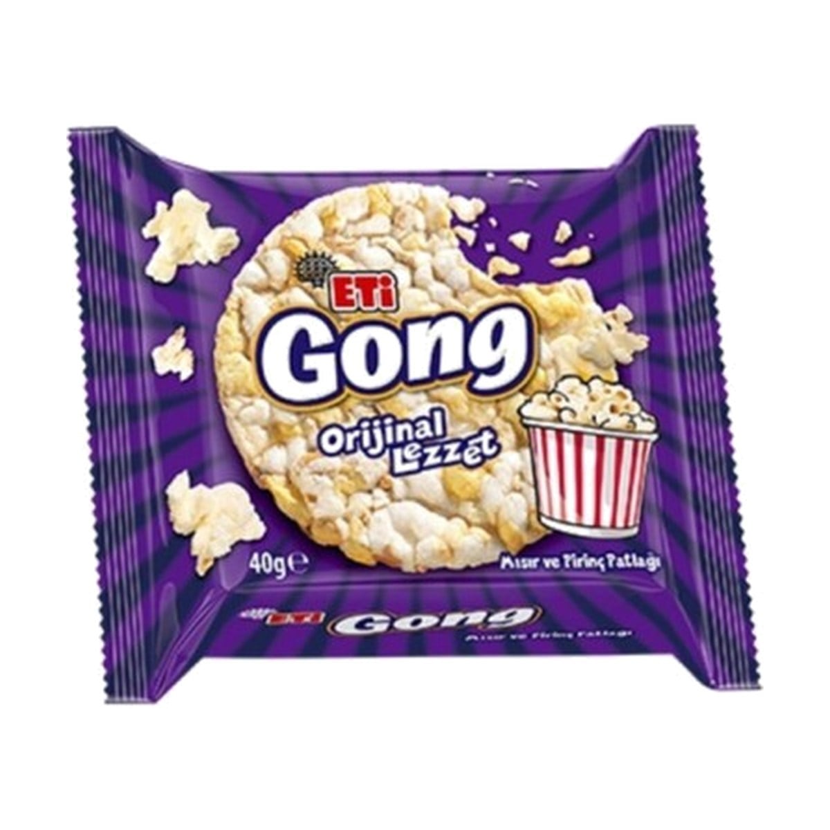 Eti Gong Mısır Pirinç Patlaği 40 GR