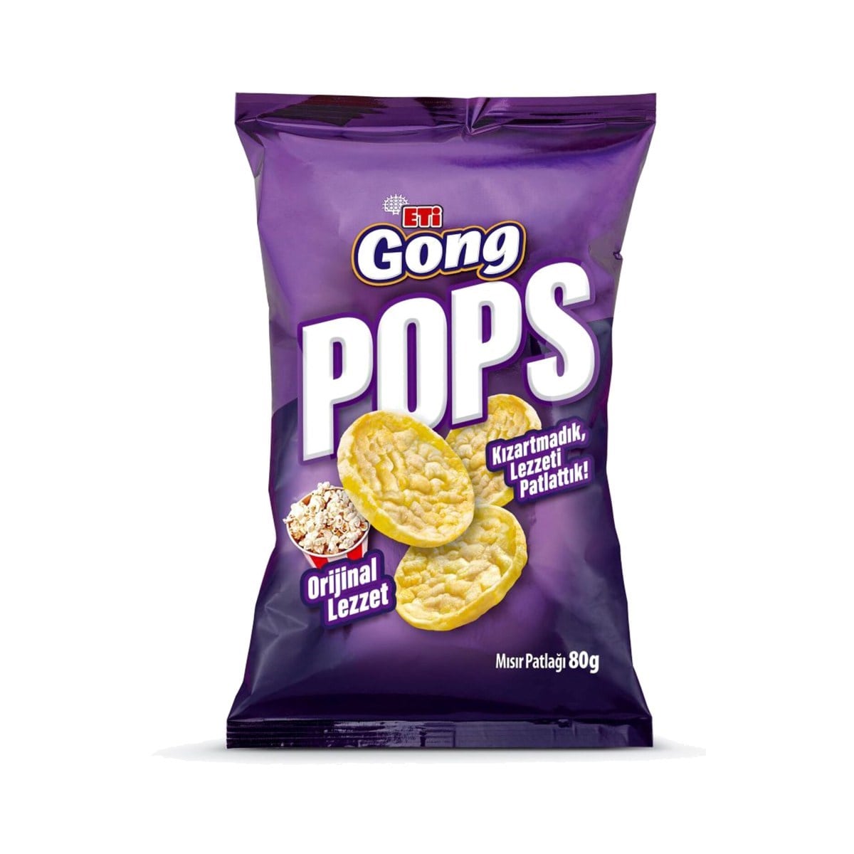 Eti Gong Pops Mısır Patlağı Orjinal Lezzet 80 GR