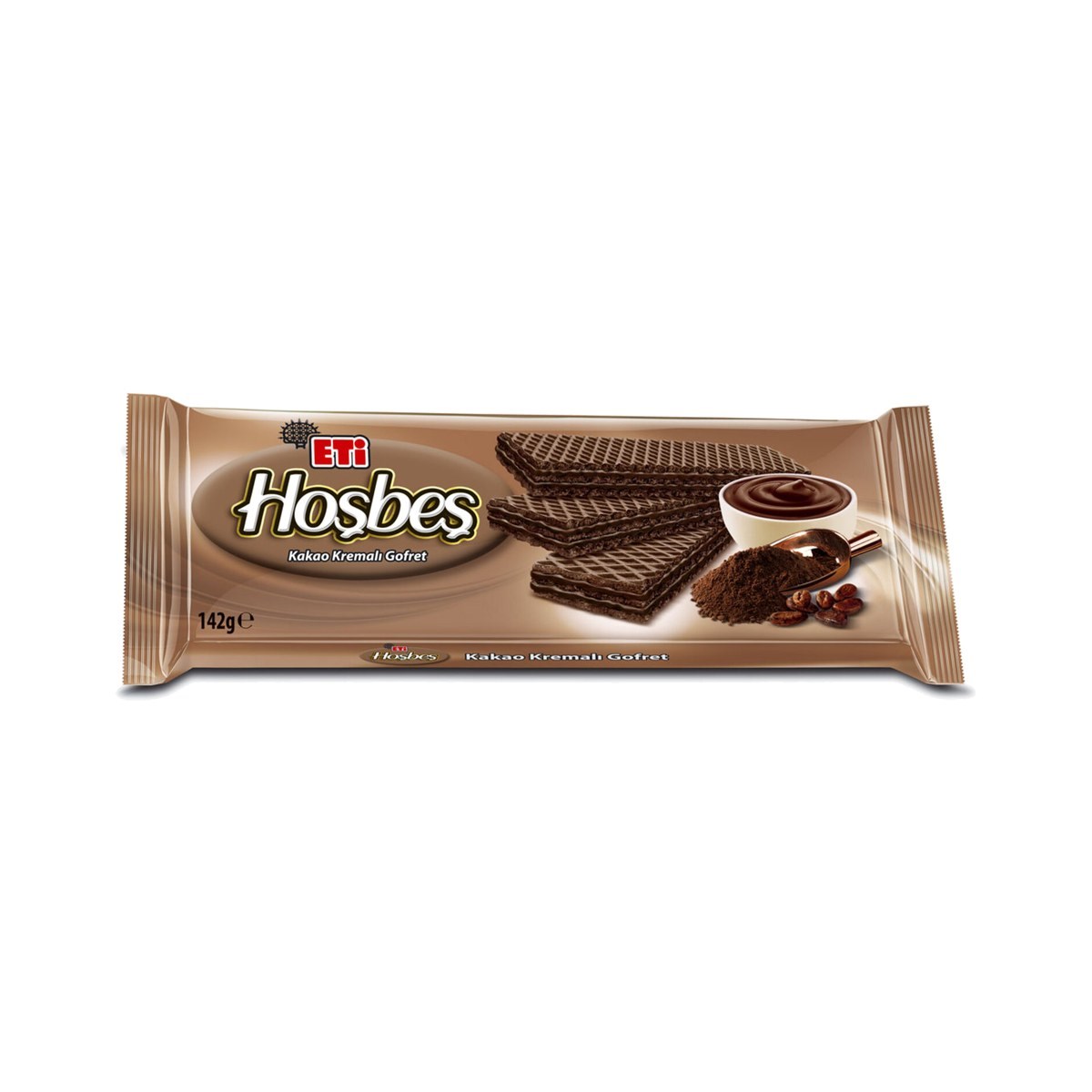 Eti Hoşbeş Kakaolu Kremalı Gofret 142 GR