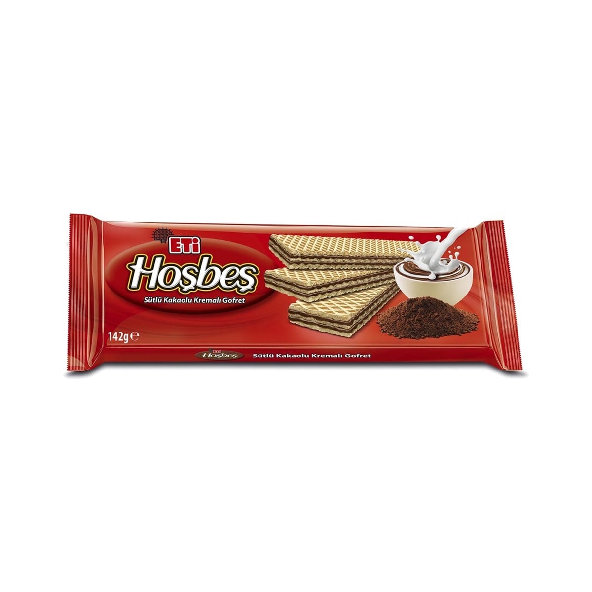 Eti Hoşbeş Sütlü Kakaolu Kremalı Gofret 142 GR