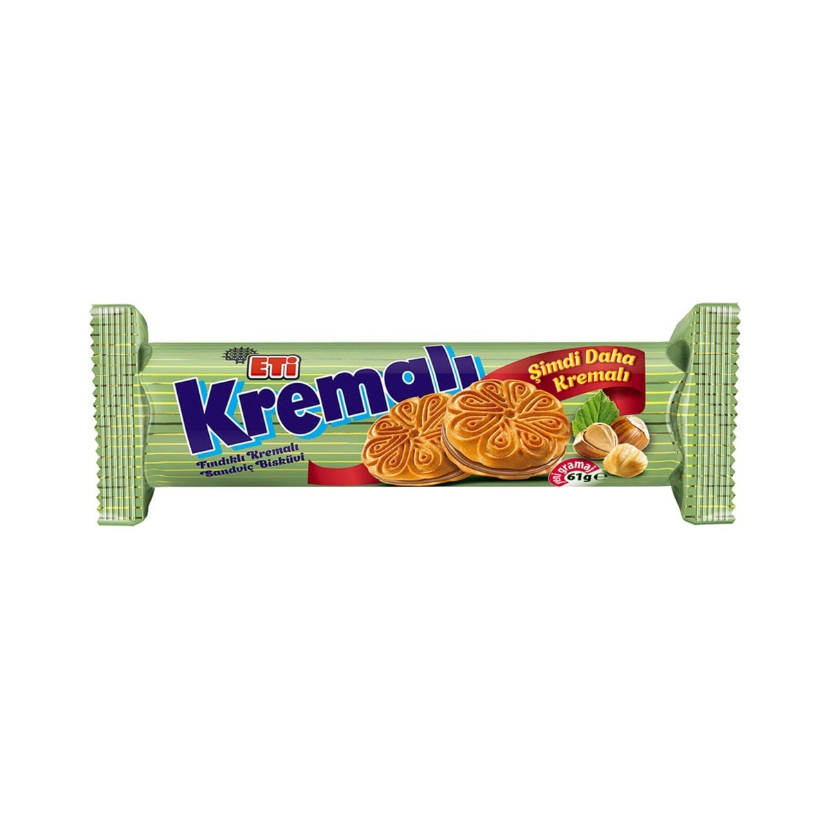 Eti Kremalı Fındıklı Bisküvi 61 GR