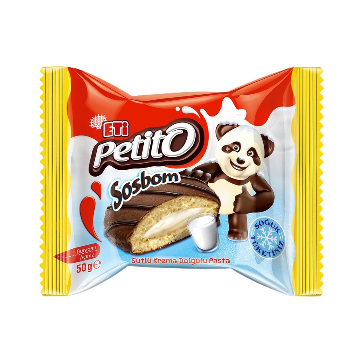 Eti Petito Sosbom Sütlü Kremalı 48 GR
