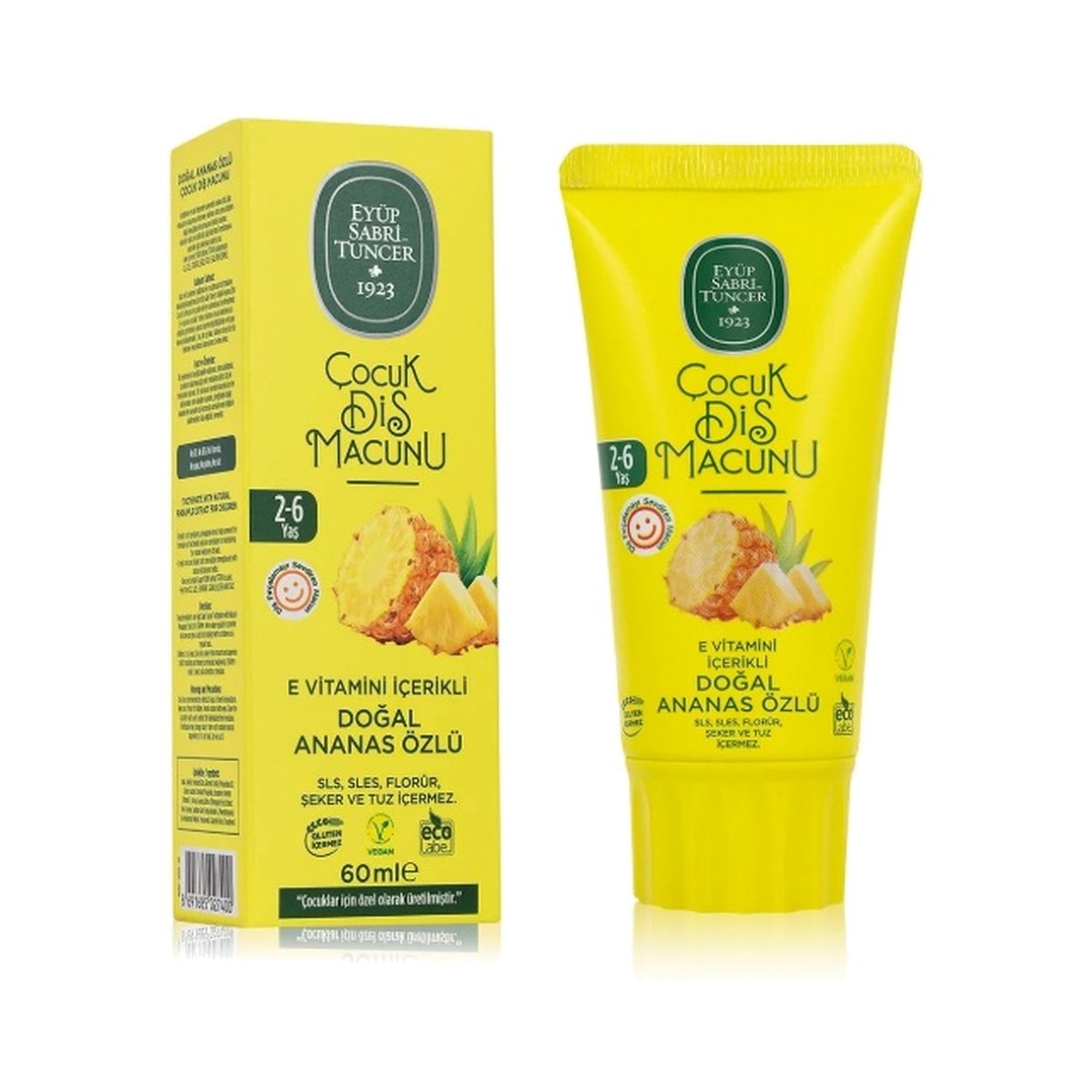 Eyüp Sabri Tuncer Ananas Özlü Çocuk Diş Macunu 60 ML