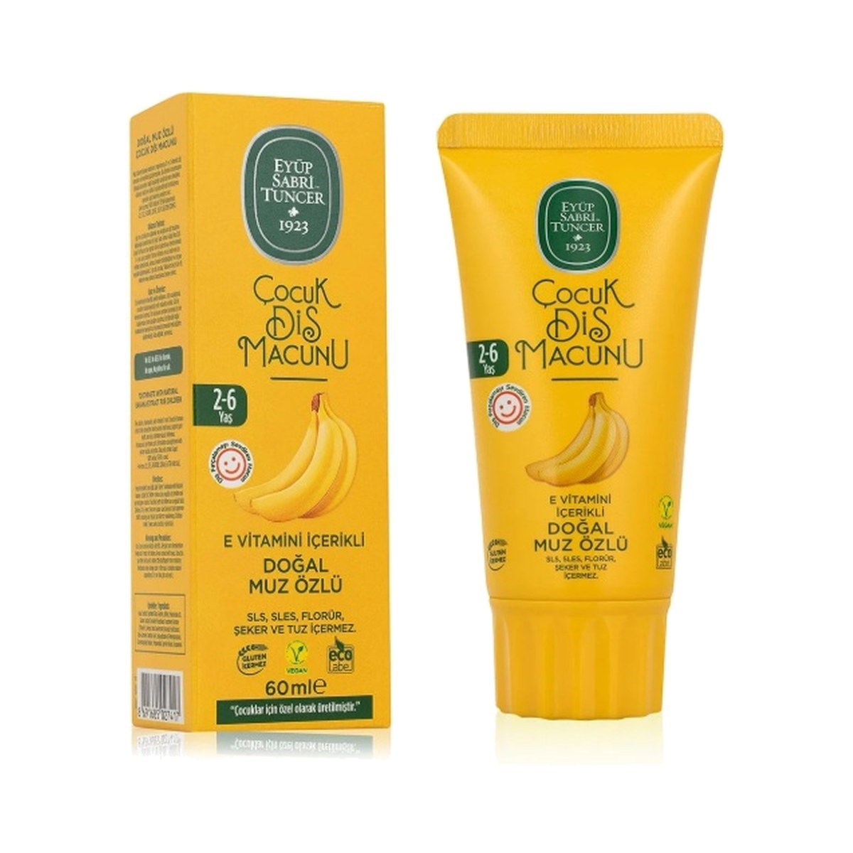 Eyüp Sabri Tuncer Muz Özlü Çocuk Diş Macunu 60 ML
