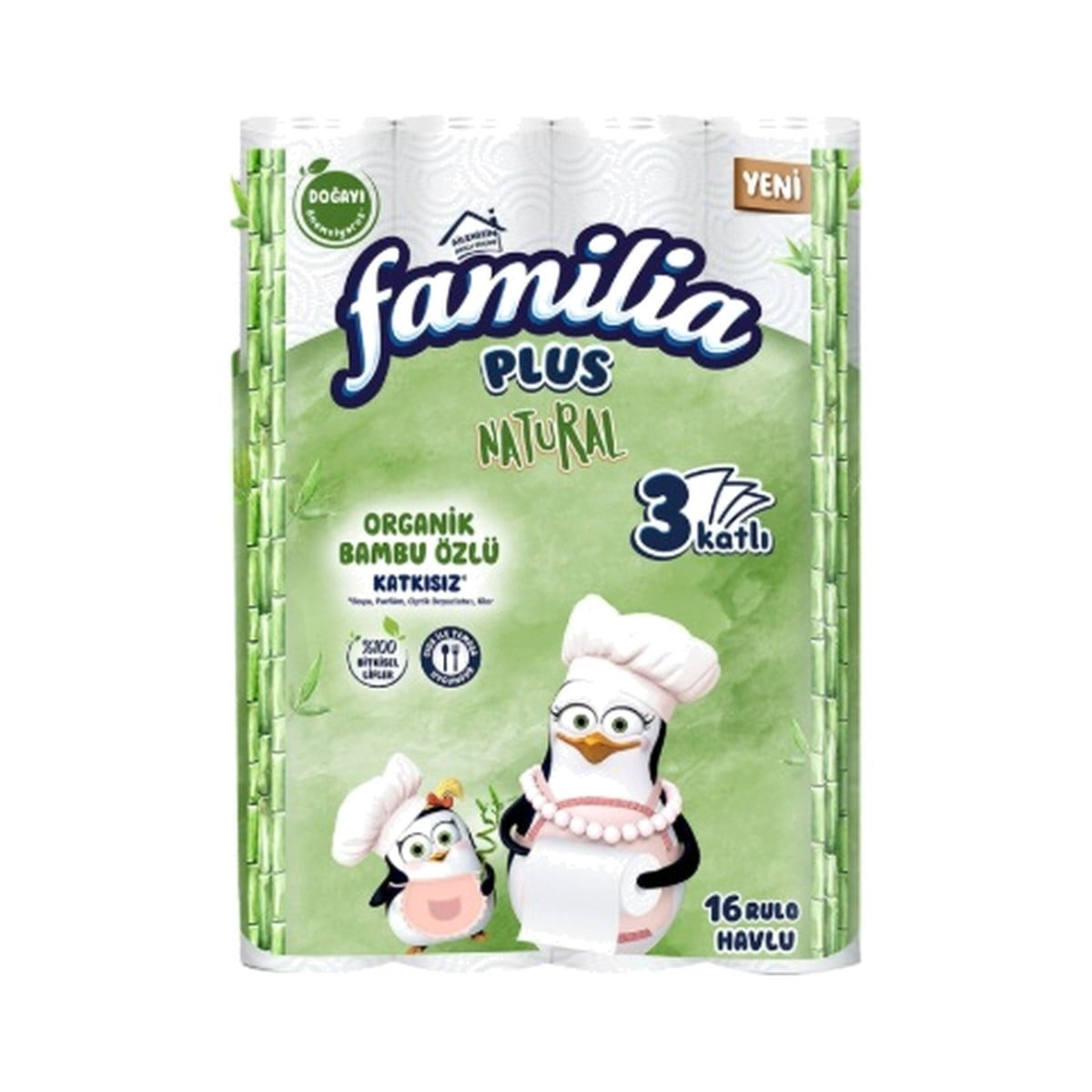 Familia Plus Naturel Kağıt Havlu 16 ADET
