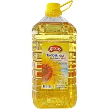 Gesaş Ayçiçek Yağı Pet 5 LT